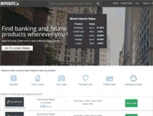 Tablet Screenshot of deposits.org