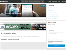 Tablet Screenshot of mxn.deposits.org